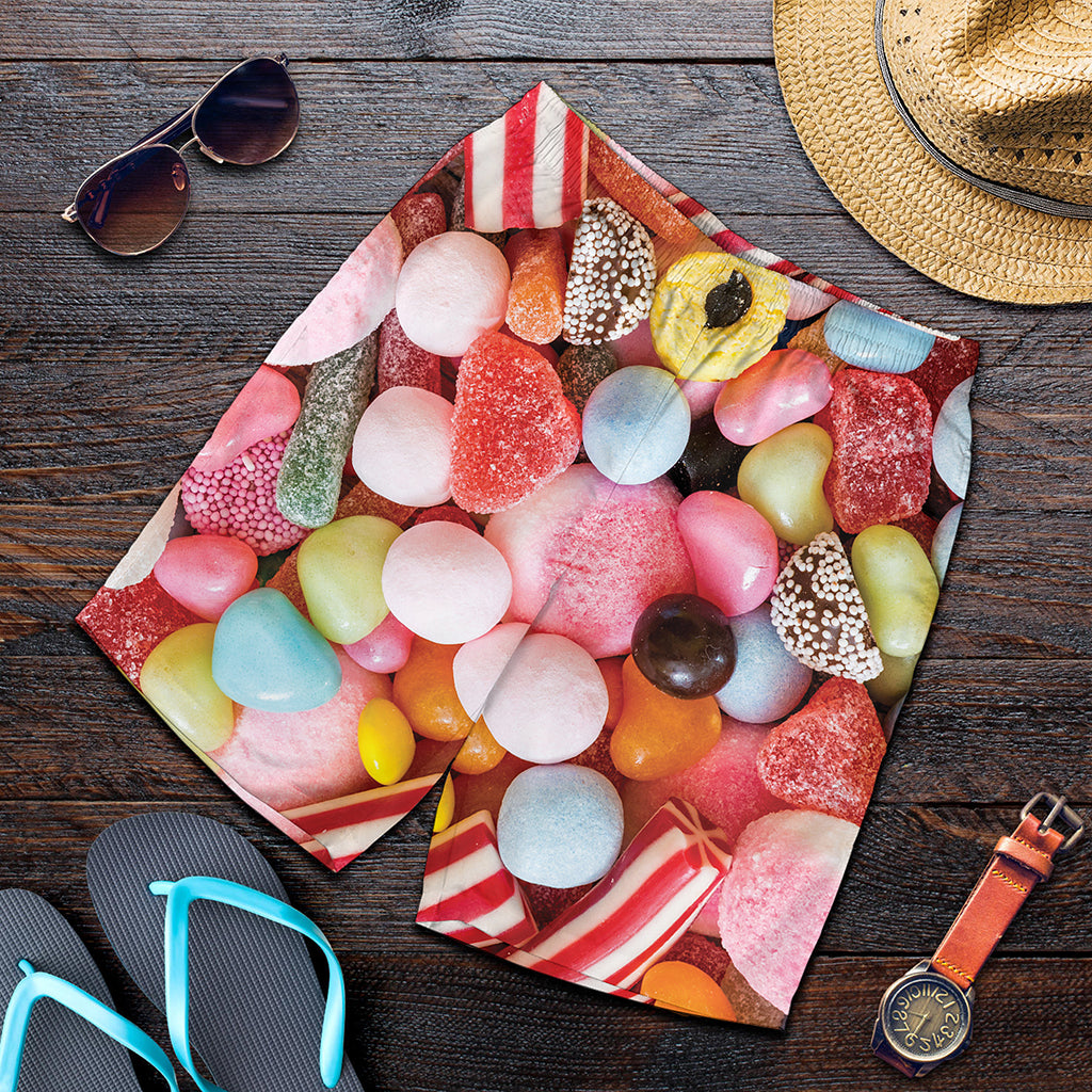 Colorful Candy And Jelly Print Men's Shorts