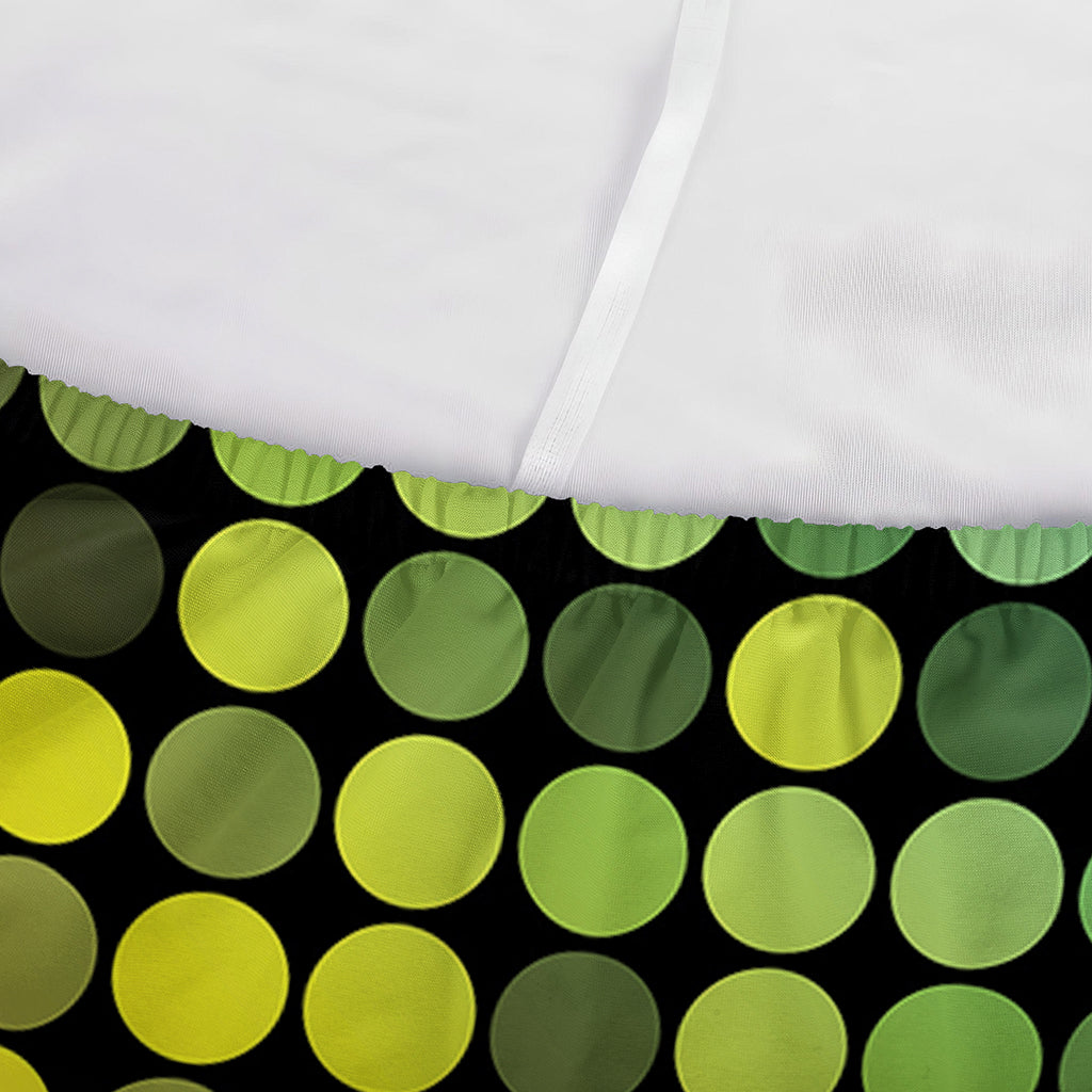 Colorful Disco Lights Pattern Print Sofa Cover