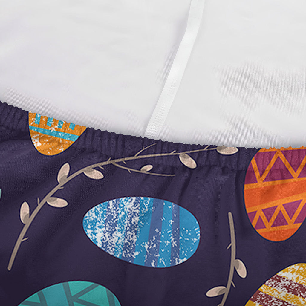 Colorful Easter Eggs Pattern Print Sofa Cover