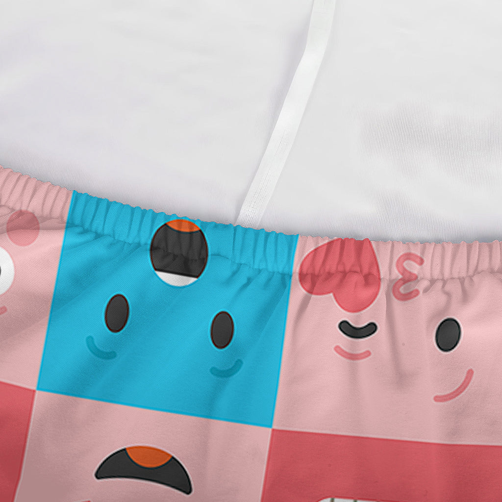 Colorful Emoji Pattern Print Sofa Cover