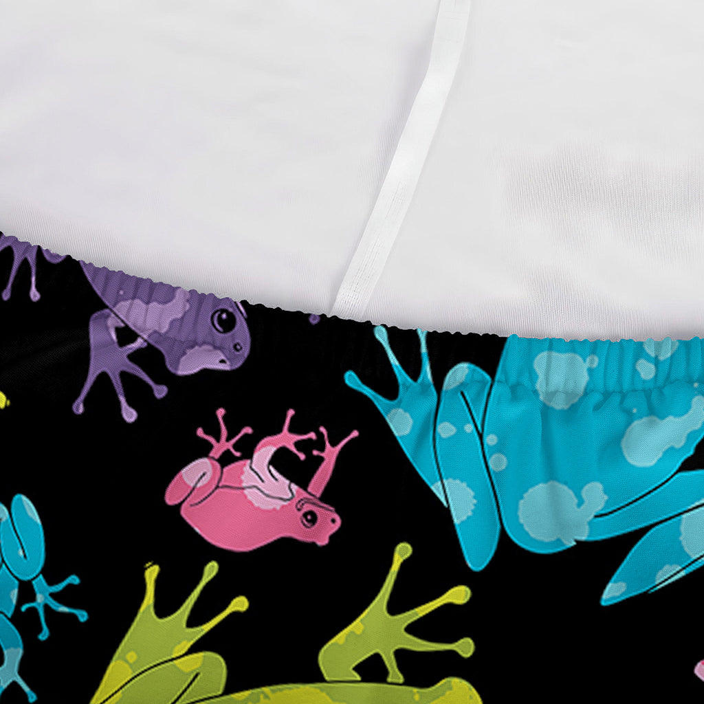Colorful Frog Pattern Print Sofa Cover