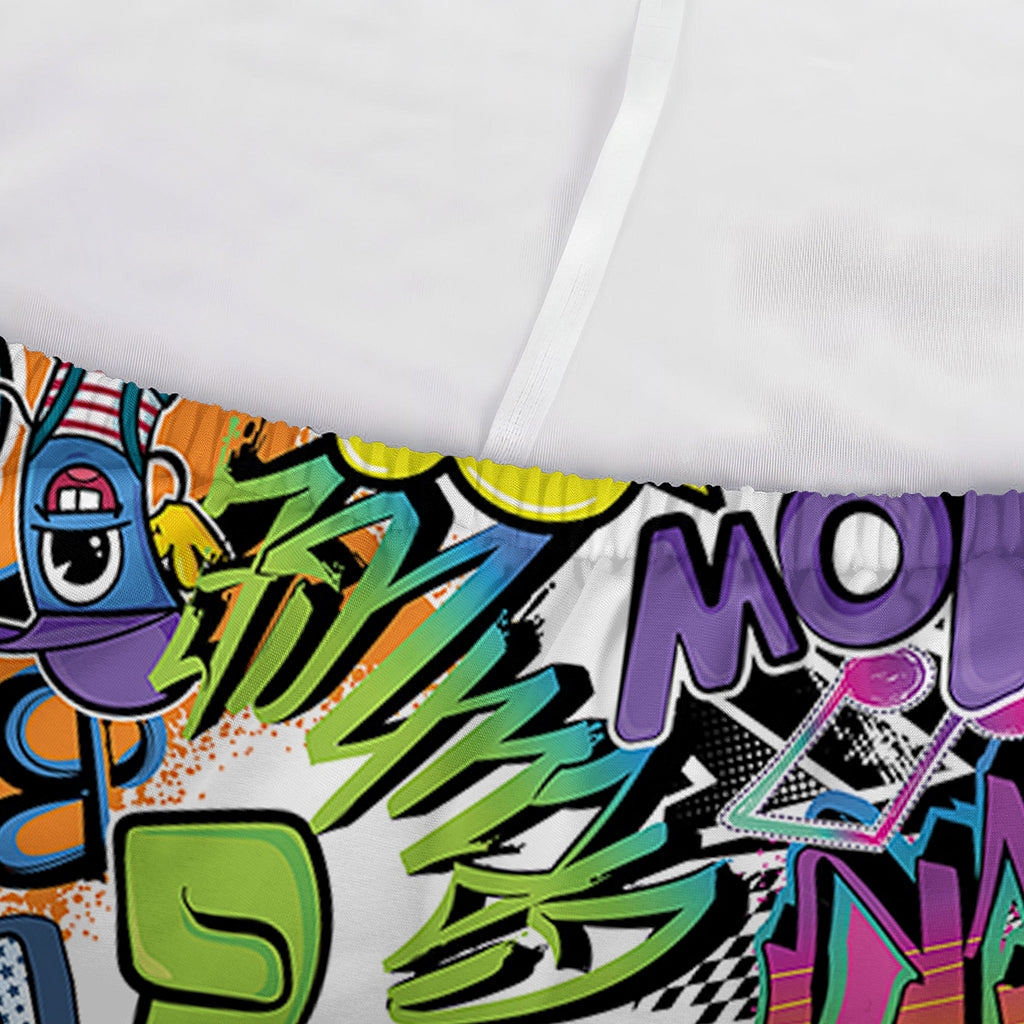 Colorful Graffiti Pattern Print Sofa Cover