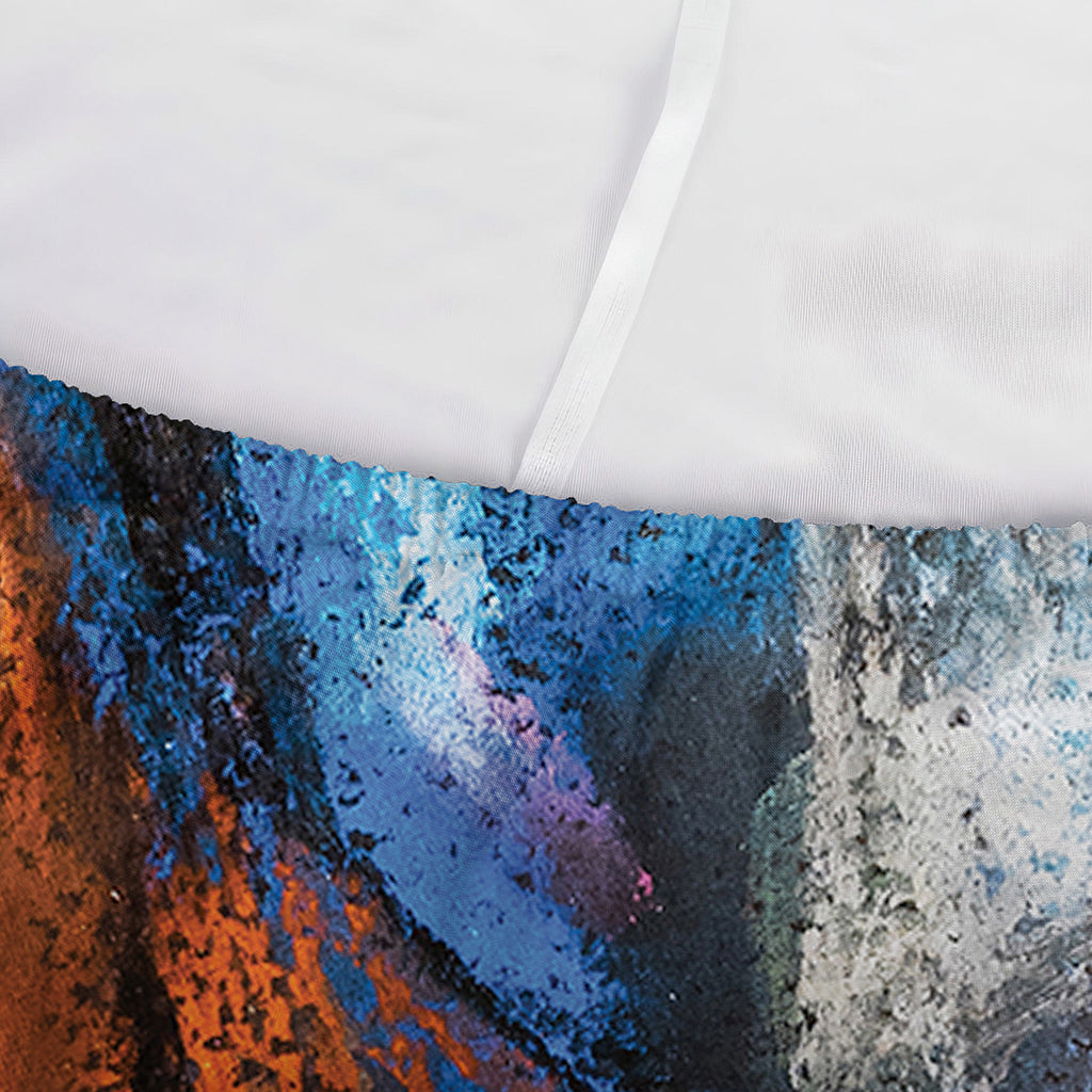 Colorful Horse Painting Print Sofa Cover