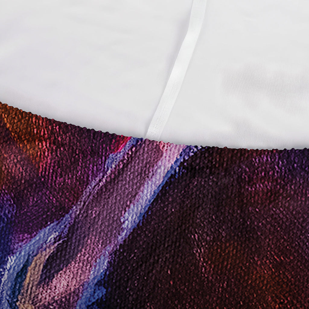 Colorful Horse Portrait Print Sofa Cover