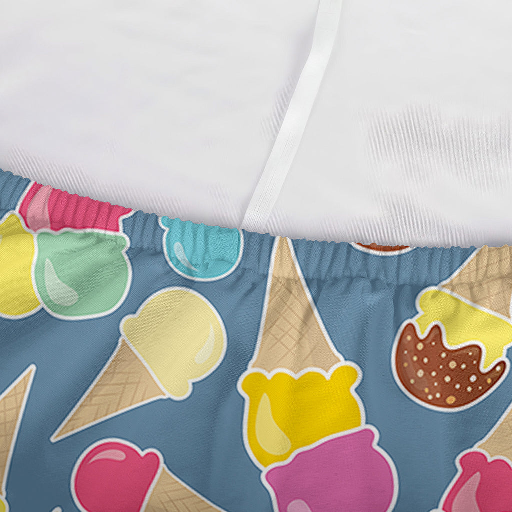Colorful Ice Cream Pattern Print Sofa Cover