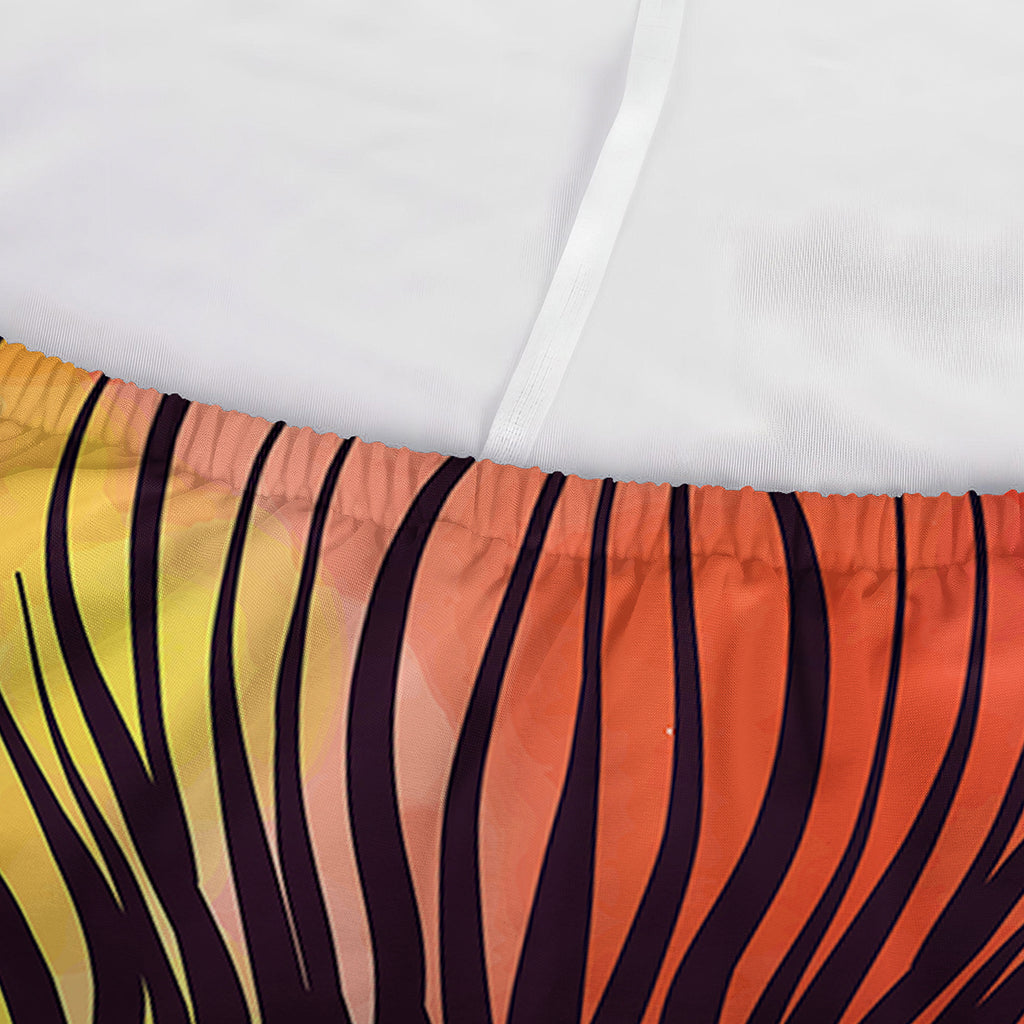 Colorful Leo Sign Print Sofa Cover