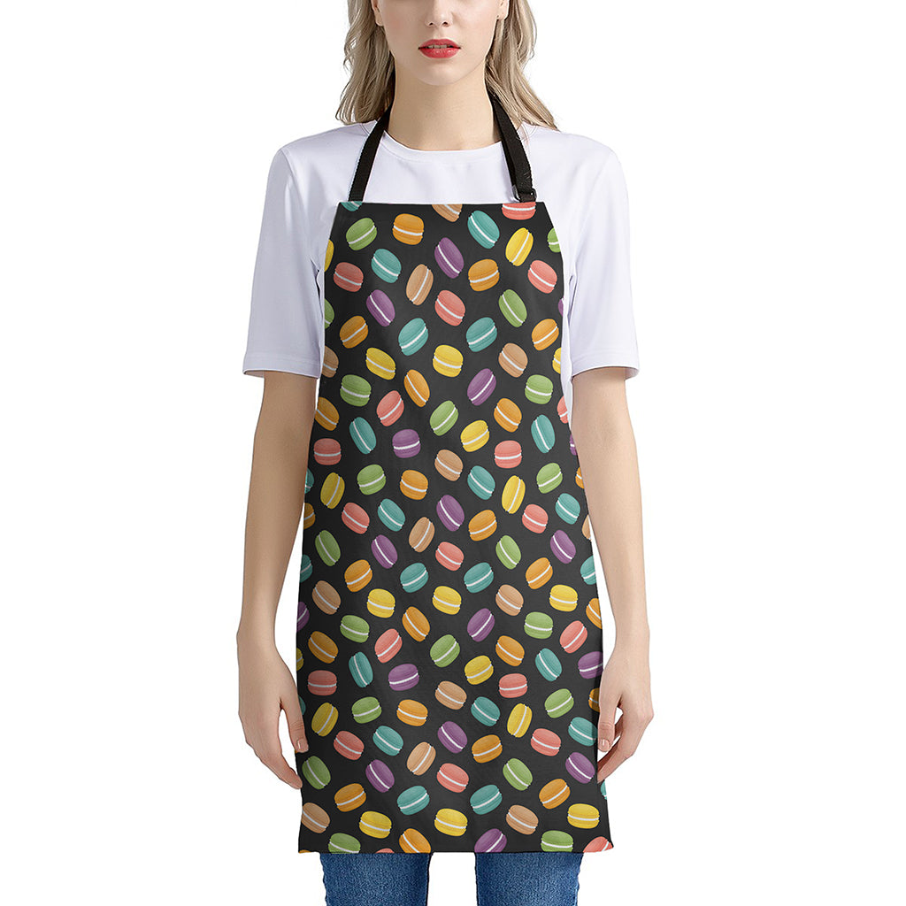 Colorful Macaron Pattern Print Apron