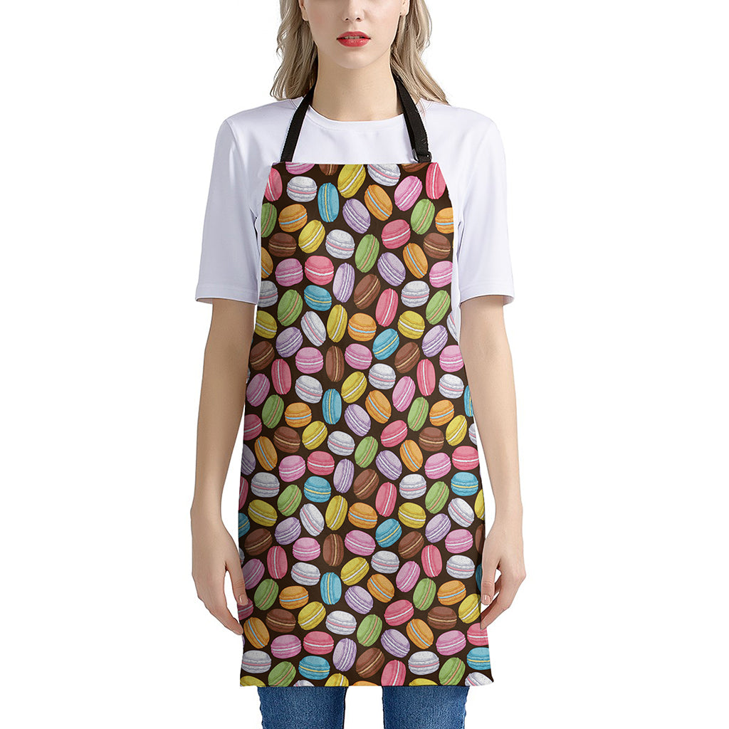 Colorful Macarons Pattern Print Apron