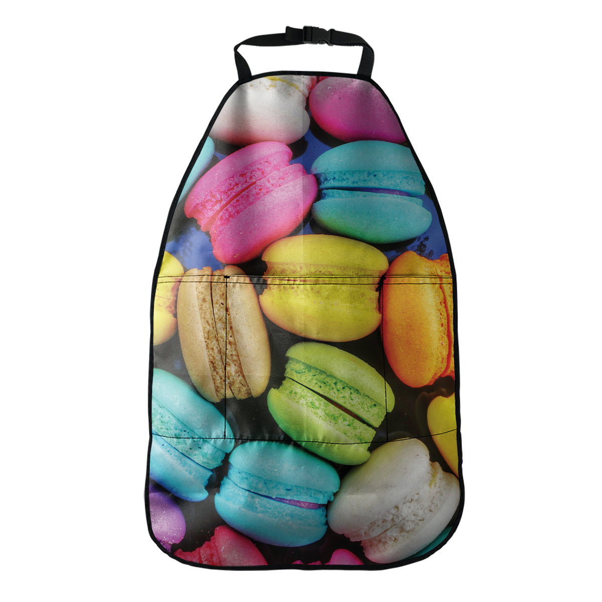Colorful Macarons Print Car Seat Organizers