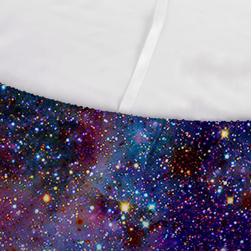 Colorful Nebula Galaxy Space Print Sofa Cover