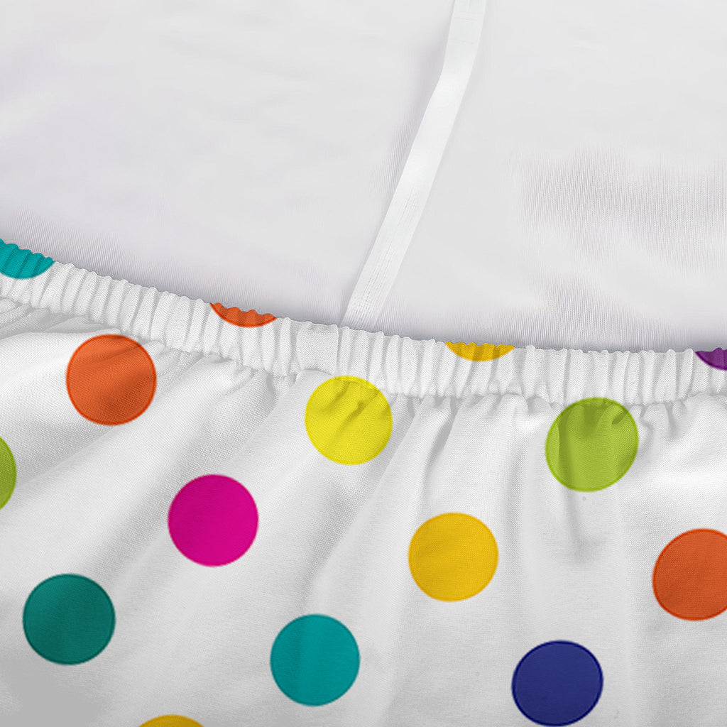 Colorful Polka Dot Pattern Print Sofa Cover