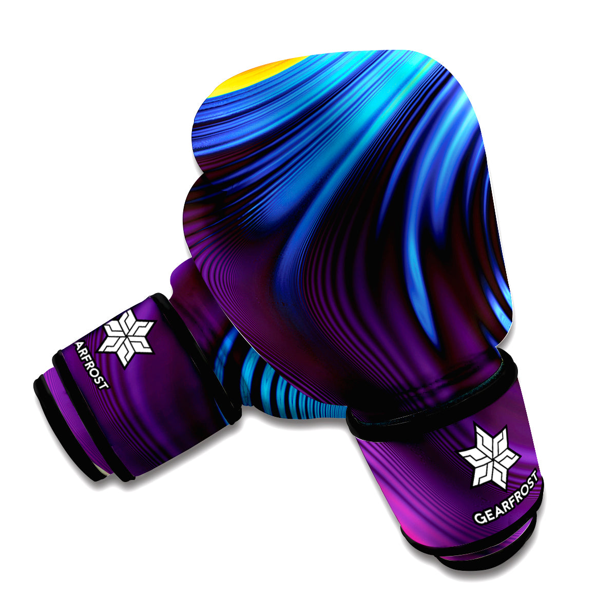 Spiral Halloween Print Boxing Gloves