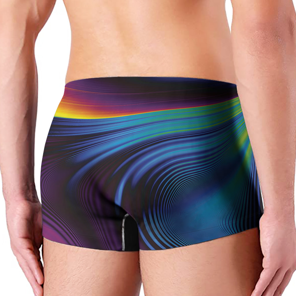 Colorful Psychedelic Print Men's Boxer Briefs
