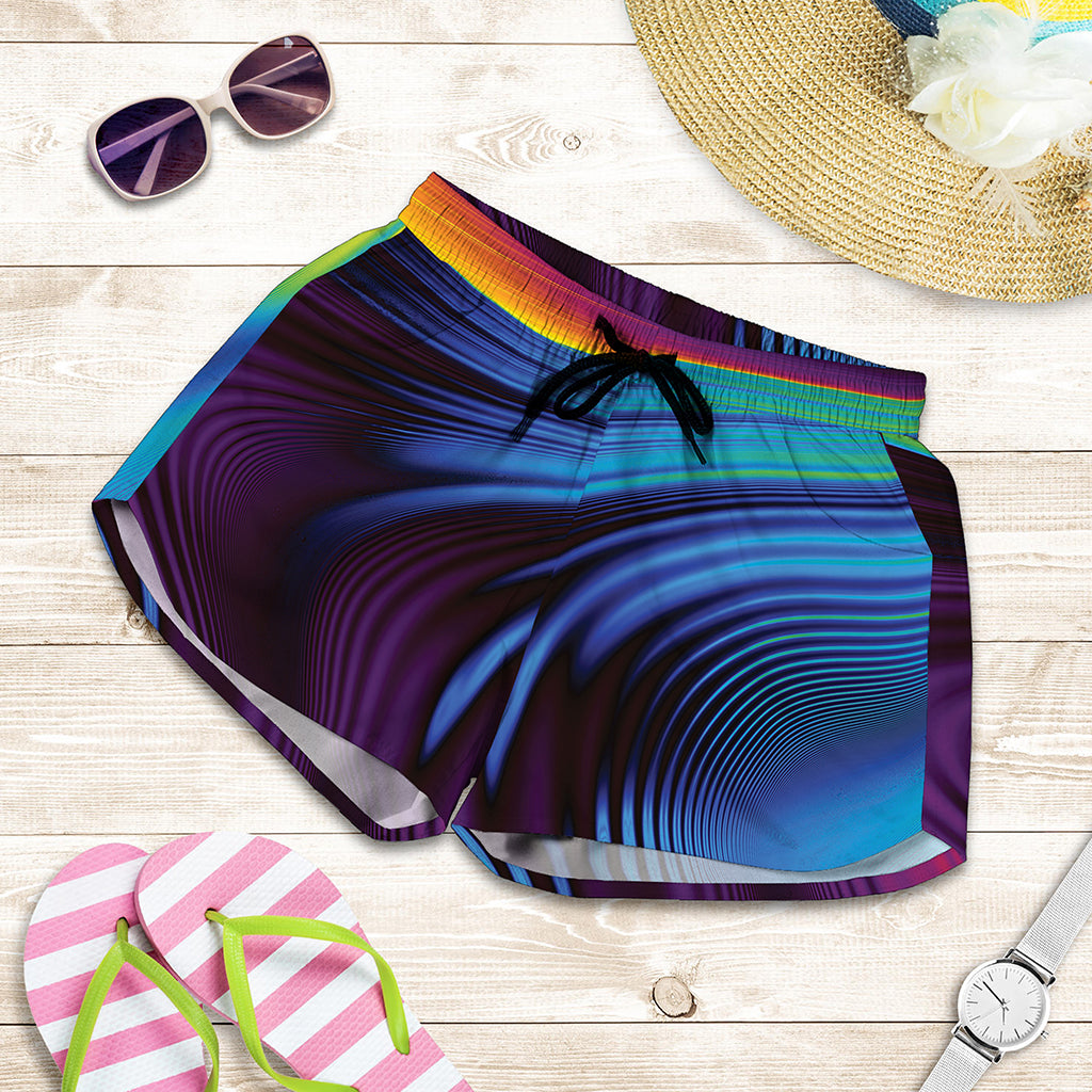 Colorful Psychedelic Print Women's Shorts