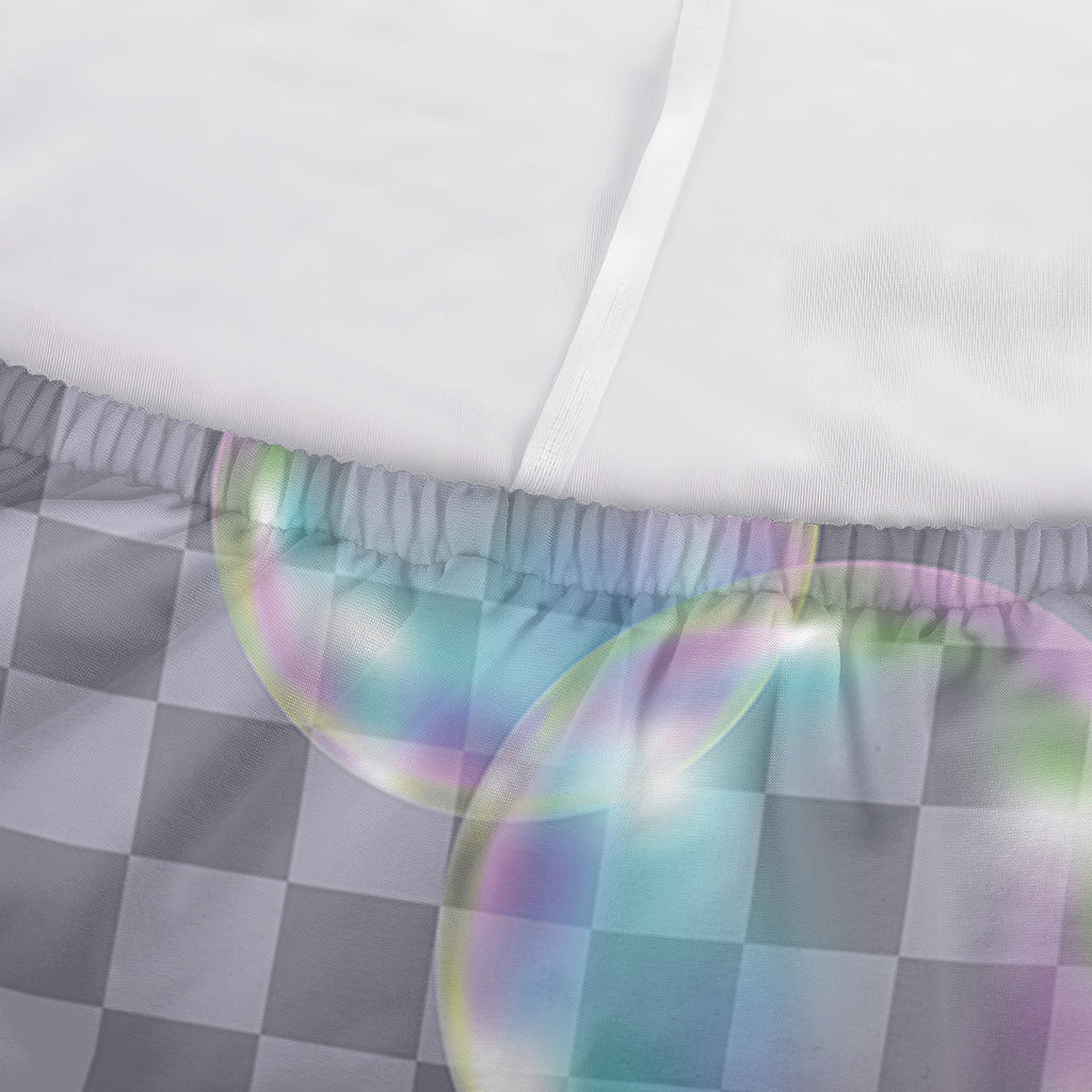 Colorful Soap Bubble Print Sofa Cover