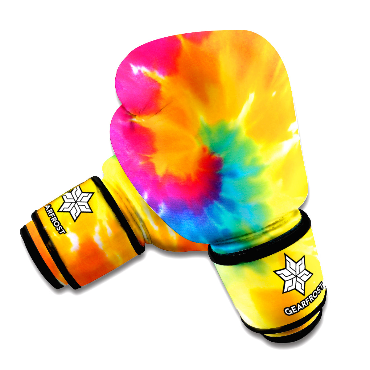 Swirl Rainbow Tie Dye Boxing Gloves