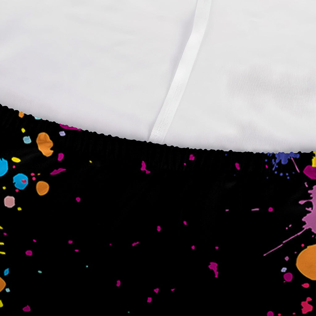 Colorful Splash Yin Yang Print Sofa Cover