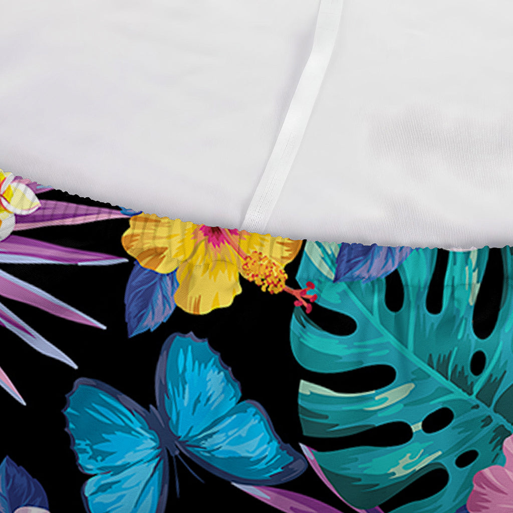 Colorful Tropical Jungle Hawaiian Print Sofa Cover