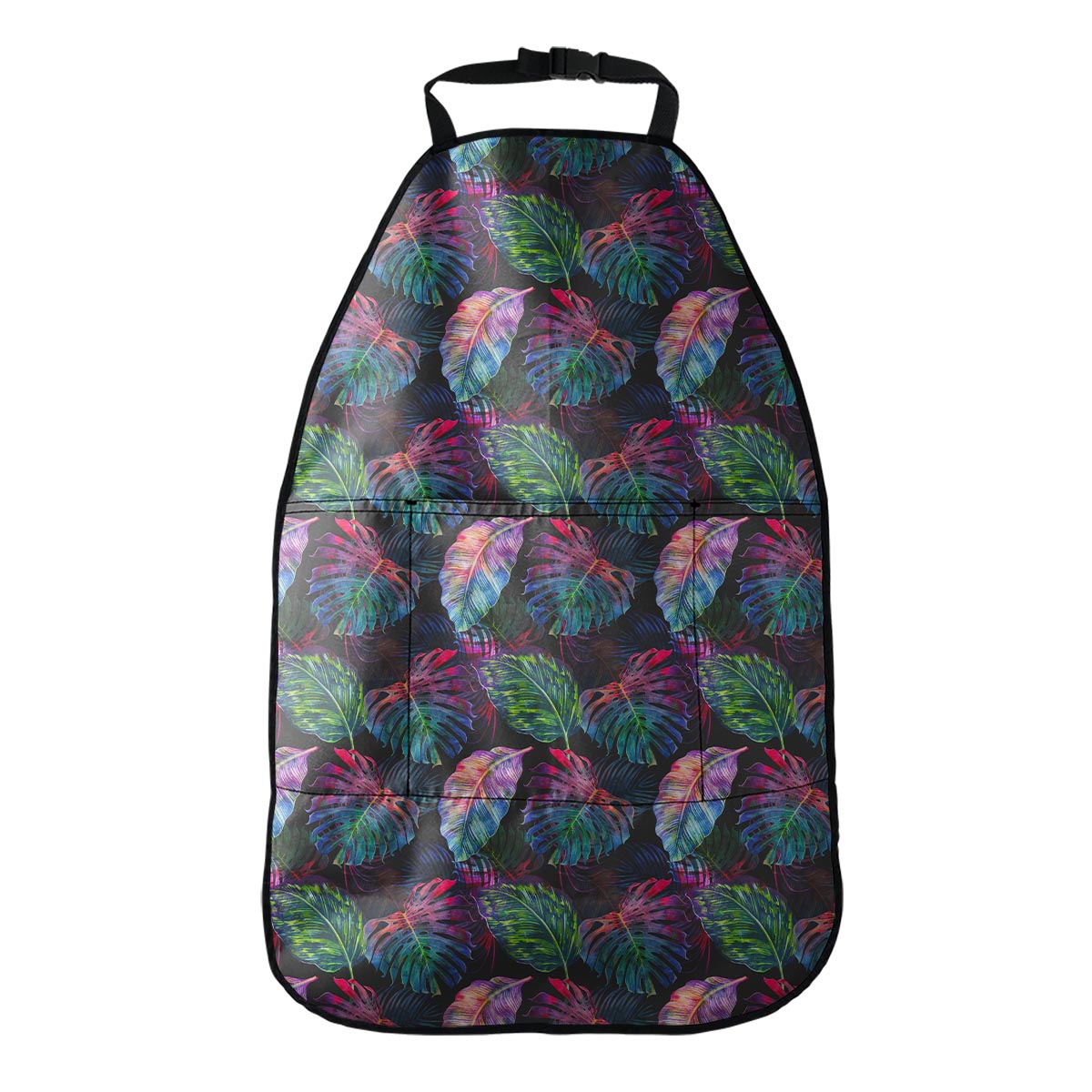 Colorful Tropical Leaves Pattern Print Car Seat Organizers