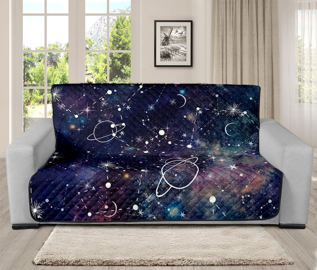 Constellation Galaxy Space Print Futon Protector