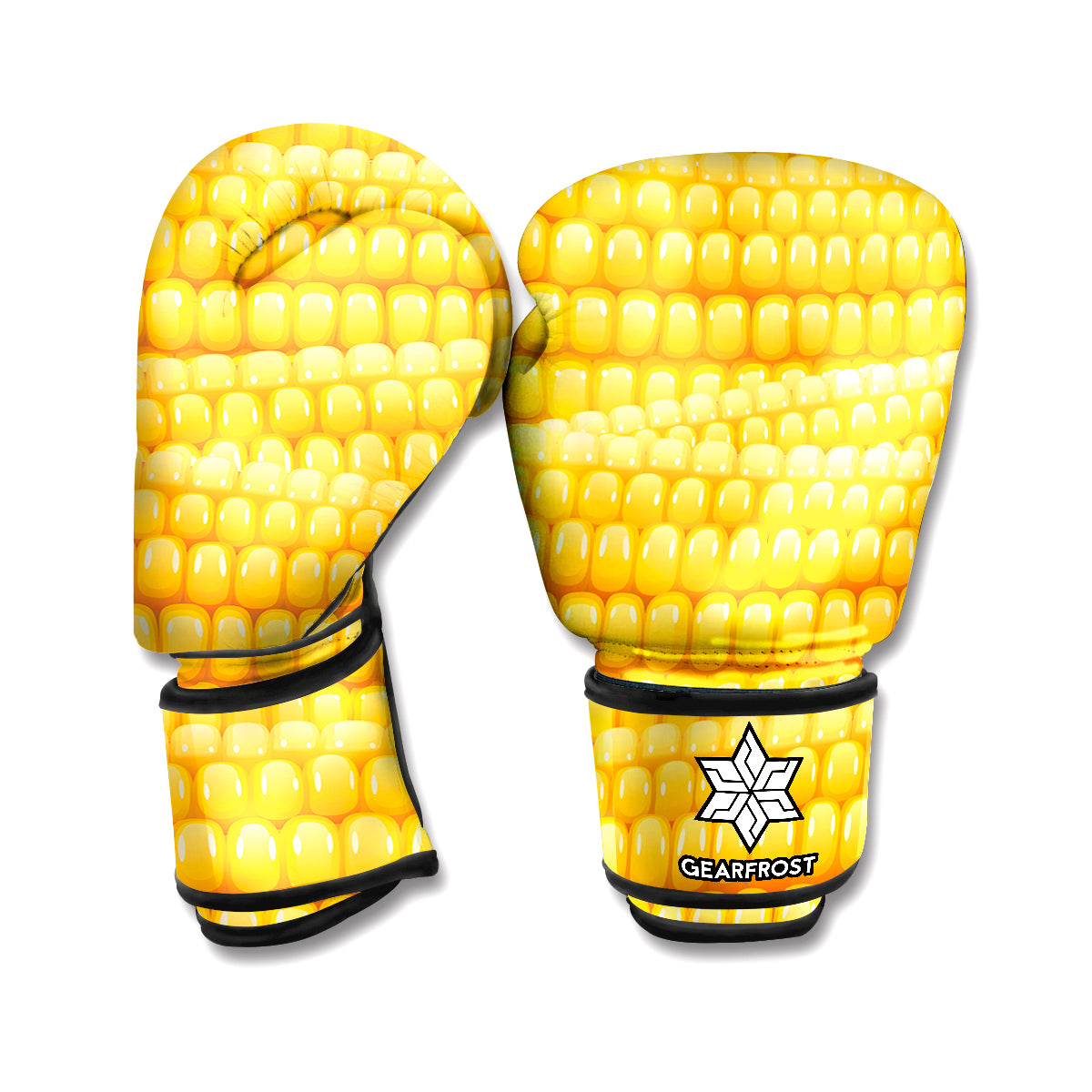 Corn Pattern Print Boxing Gloves