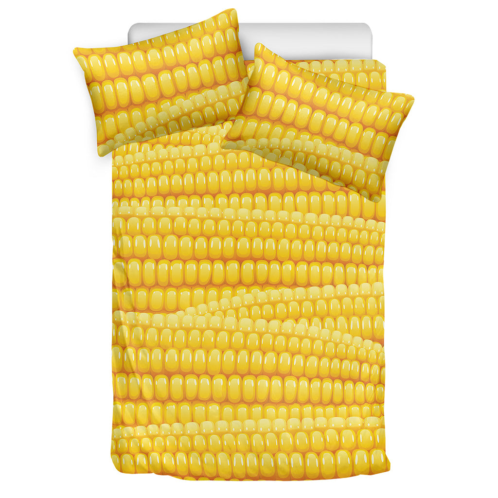 Corn Pattern Print Duvet Cover Bedding Set