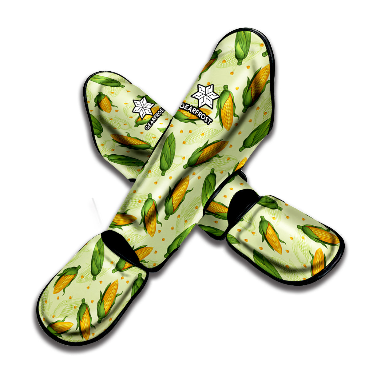 Corncob Pattern Print Muay Thai Shin Guard
