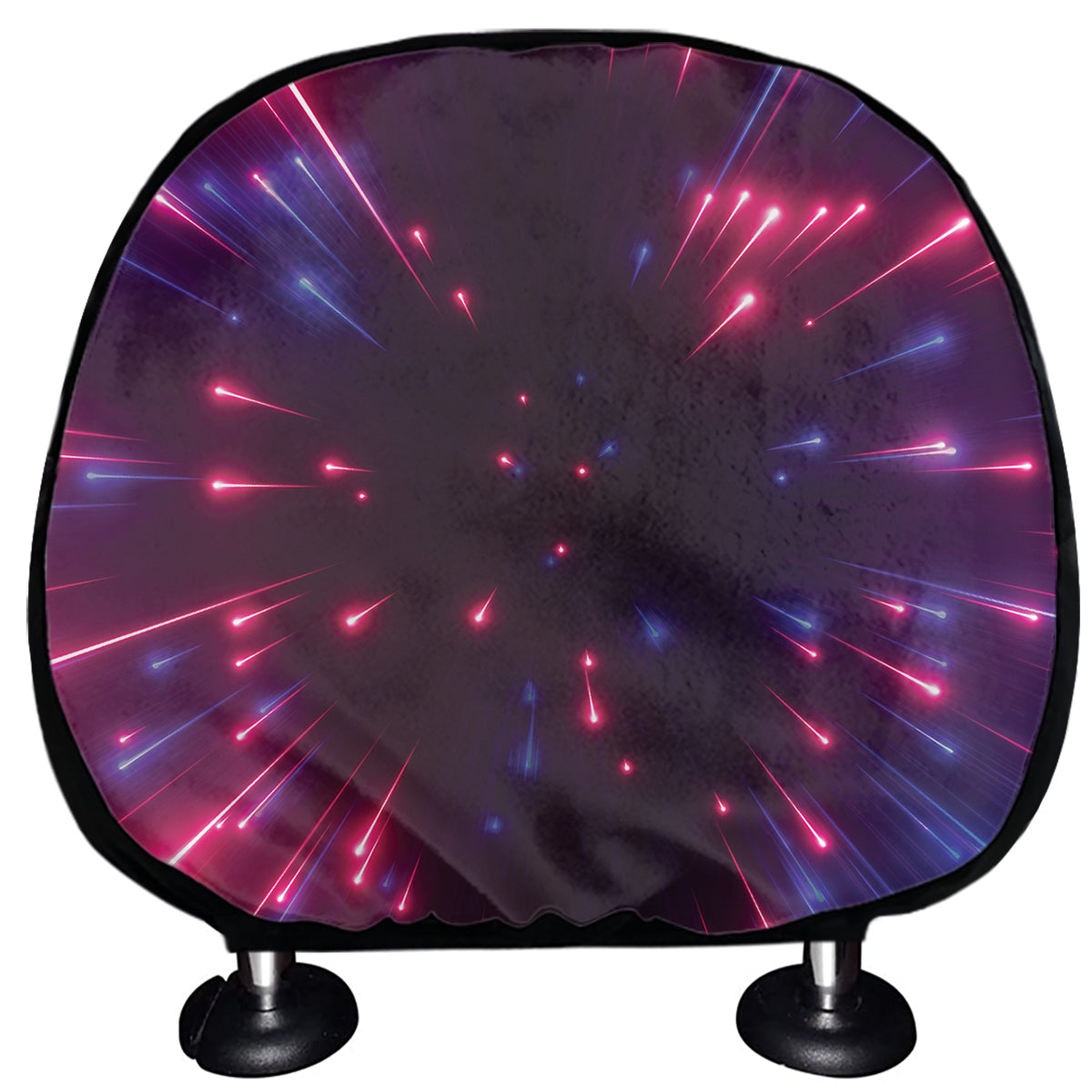 Cosmic Hyperspace Print Car Headrest Covers