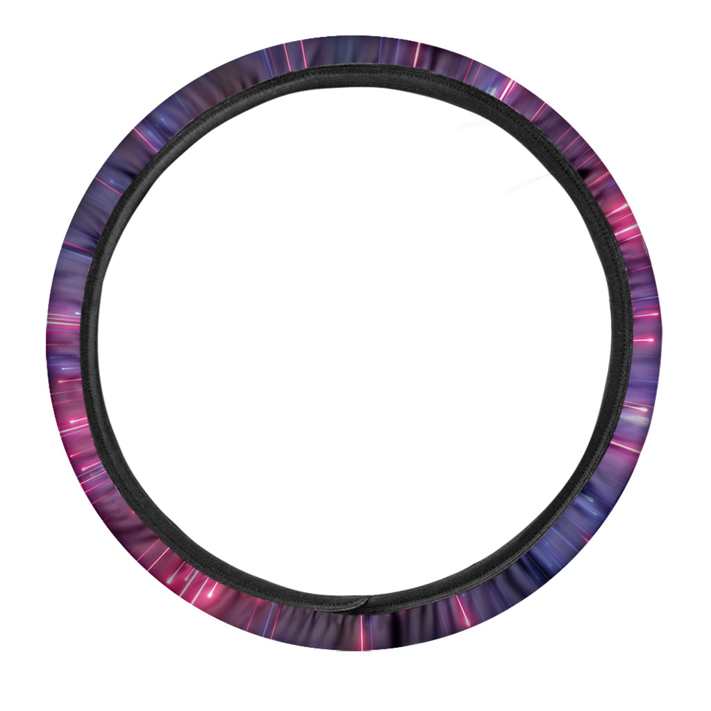 Cosmic Hyperspace Print Car Steering Wheel Cover