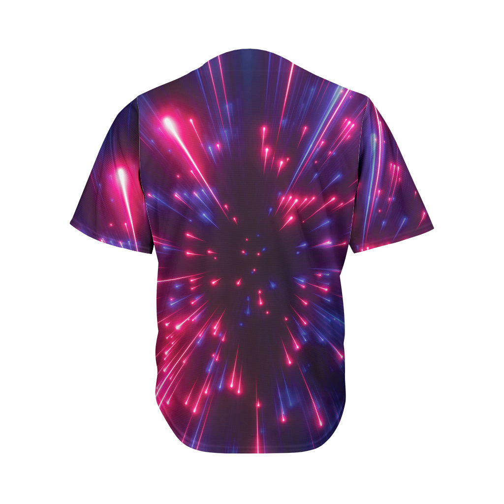 Cosmic Hyperspace Print Men's Baseball Jersey