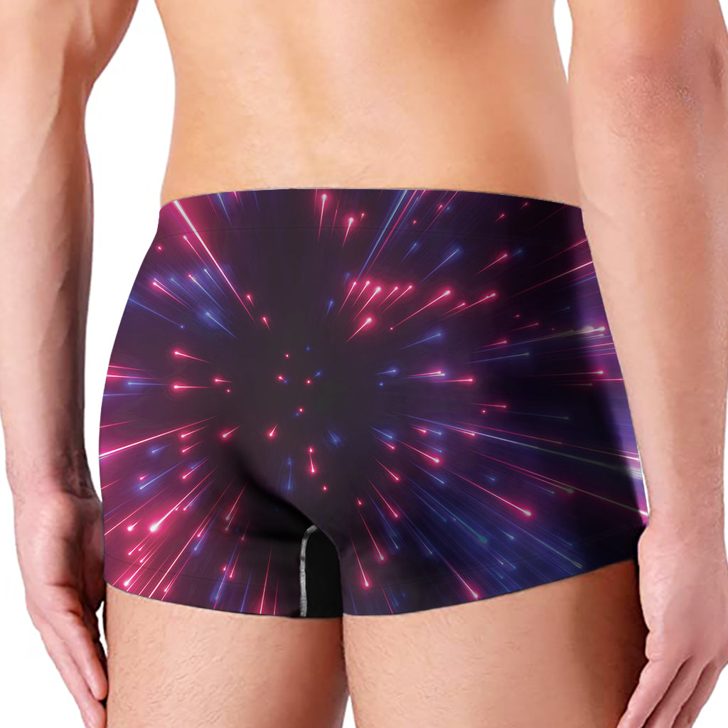 Cosmic Hyperspace Print Men's Boxer Briefs