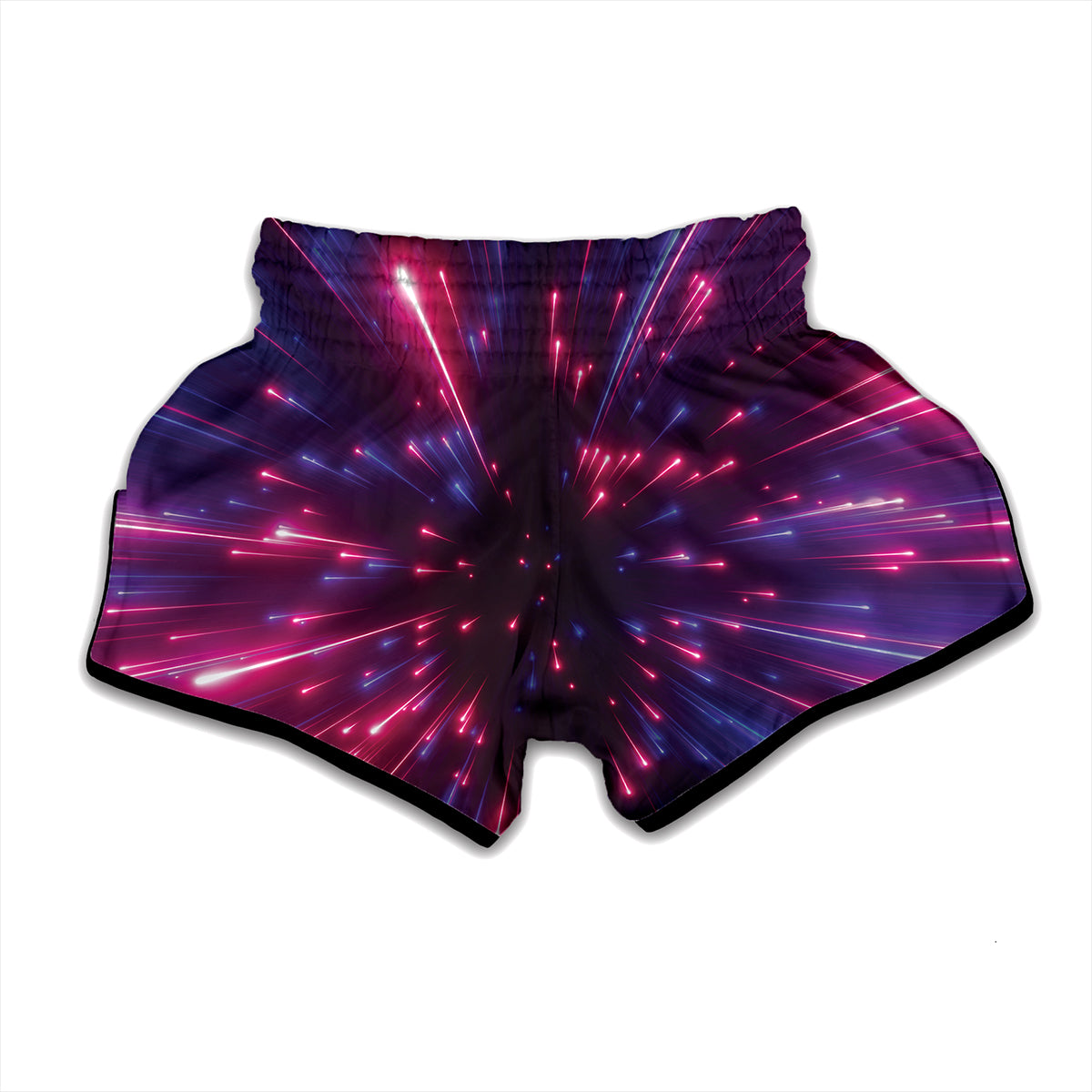 Cosmic Hyperspace Print Muay Thai Boxing Shorts