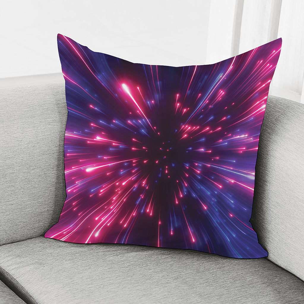 Cosmic Hyperspace Print Pillow Cover