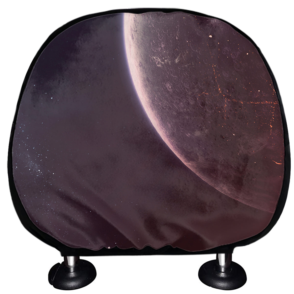 Cosmic Space Print Car Headrest Covers