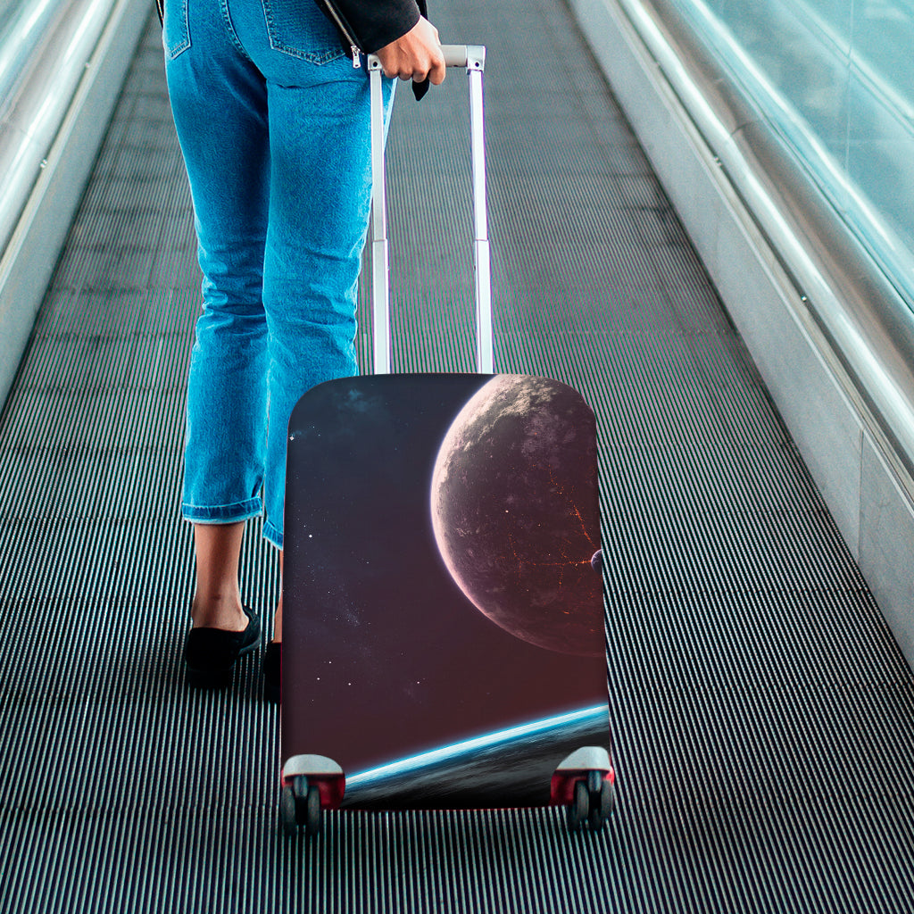 Cosmic Space Print Luggage Cover
