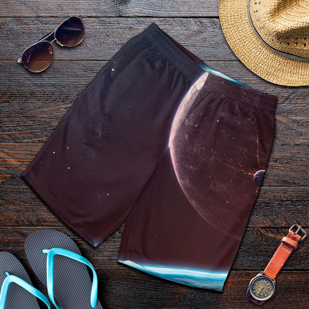 Cosmic Space Print Men's Shorts
