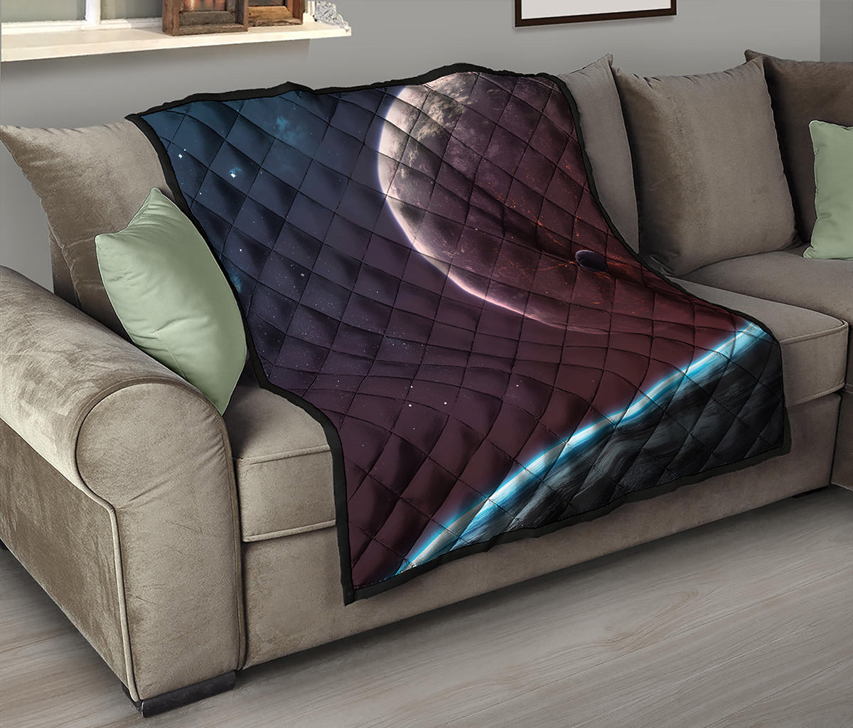 Cosmic Space Print Quilt