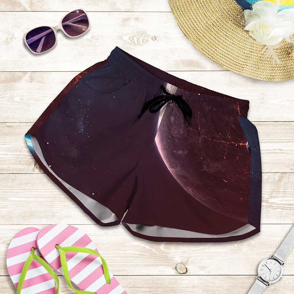 Cosmic Space Print Women's Shorts