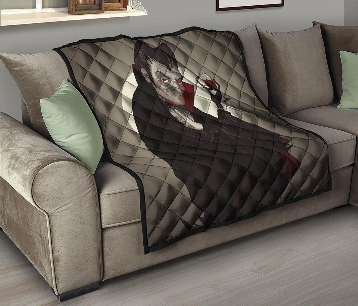 Count Dracula Print Quilt