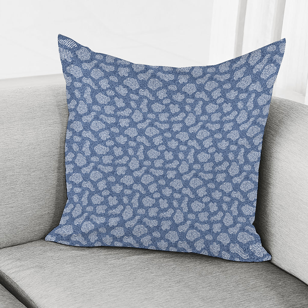 Cow Denim Jeans Pattern Print Pillow Cover