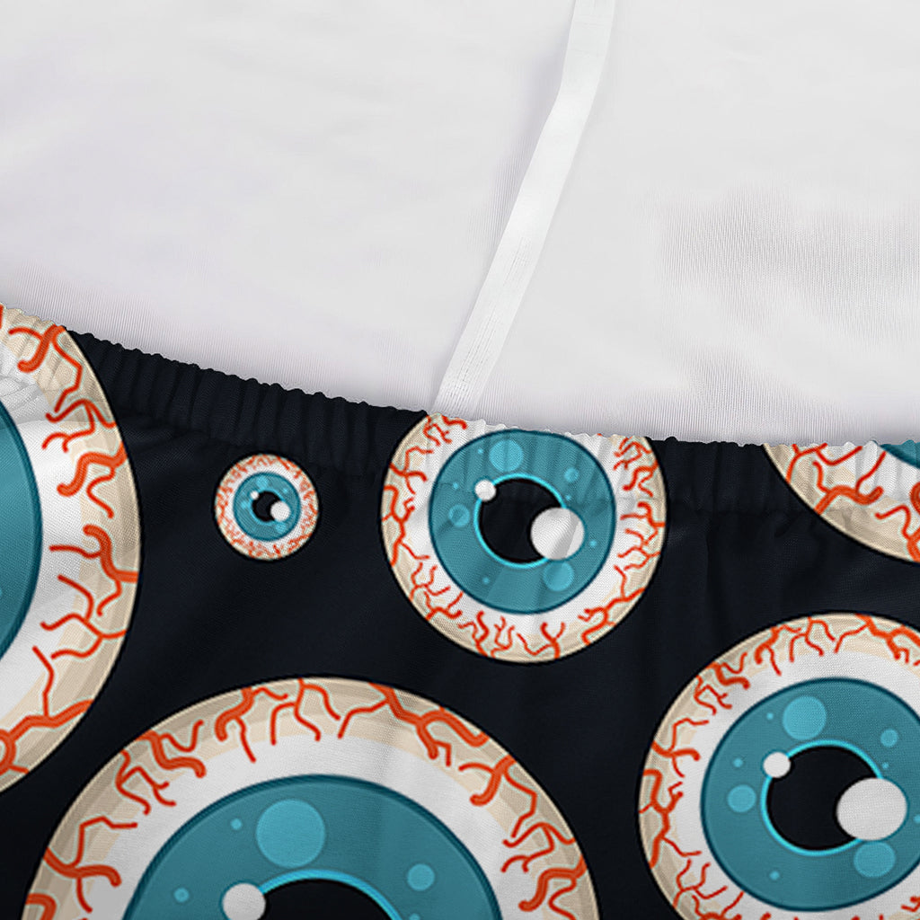 Creepy Eyeball Pattern Print Sofa Cover