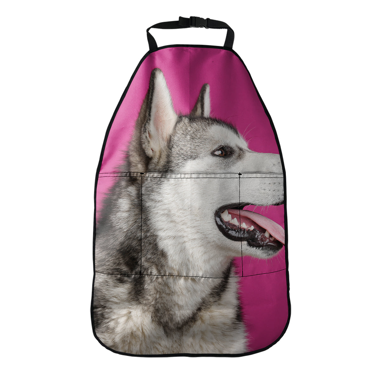 Cute Alaskan Malamute Print Car Seat Organizers
