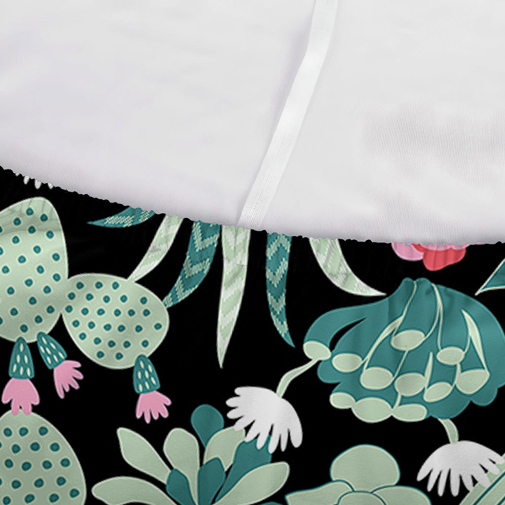 Cute Cactus And Succulent Print Sofa Cover
