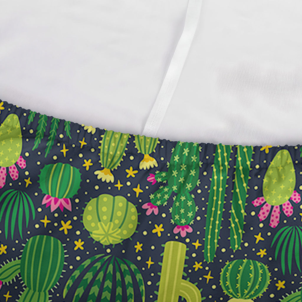 Cute Cactus Plant Pattern Print Sofa Cover