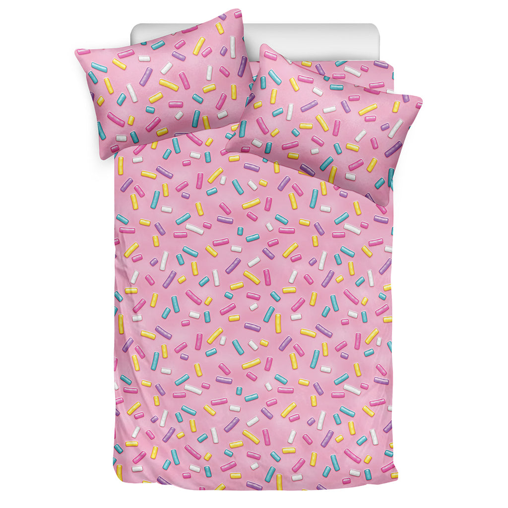 Cute Candy Pattern Print Duvet Cover Bedding Set
