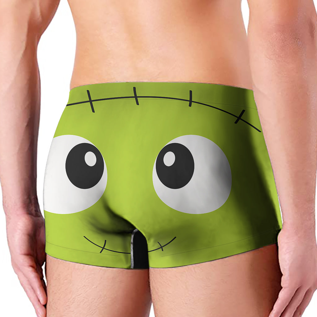 Cute Frankenstein Face Print Men's Boxer Briefs