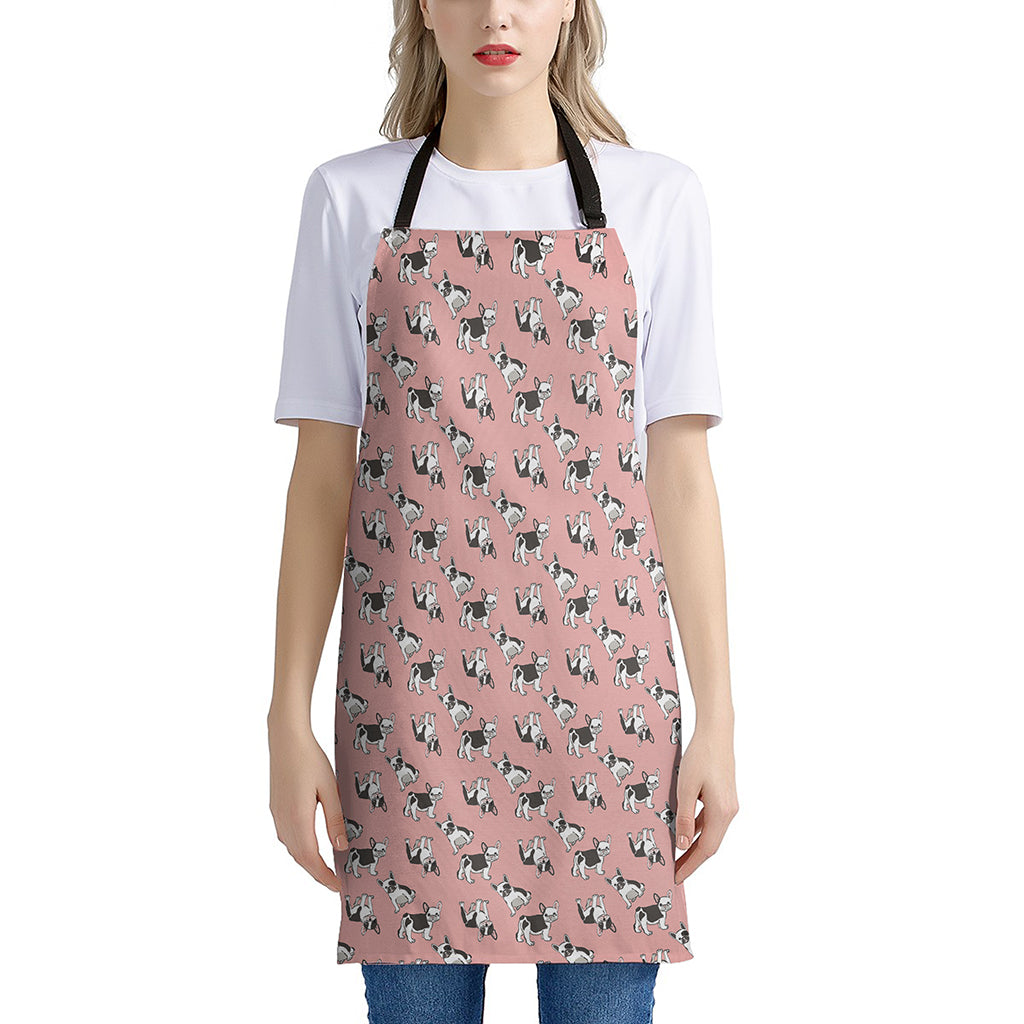 Cute French Bulldog Puppy Pattern Print Apron