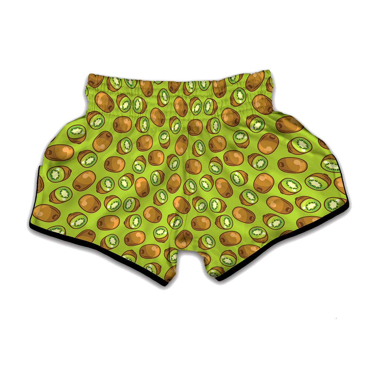 Cute Kiwi Pattern Print Muay Thai Boxing Shorts
