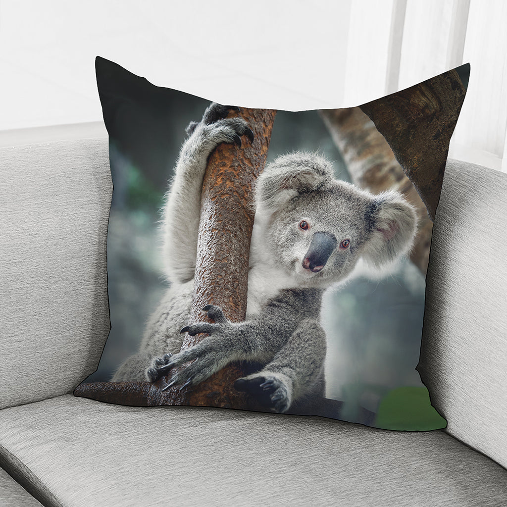 Cute Koala Print Pillow Cover
