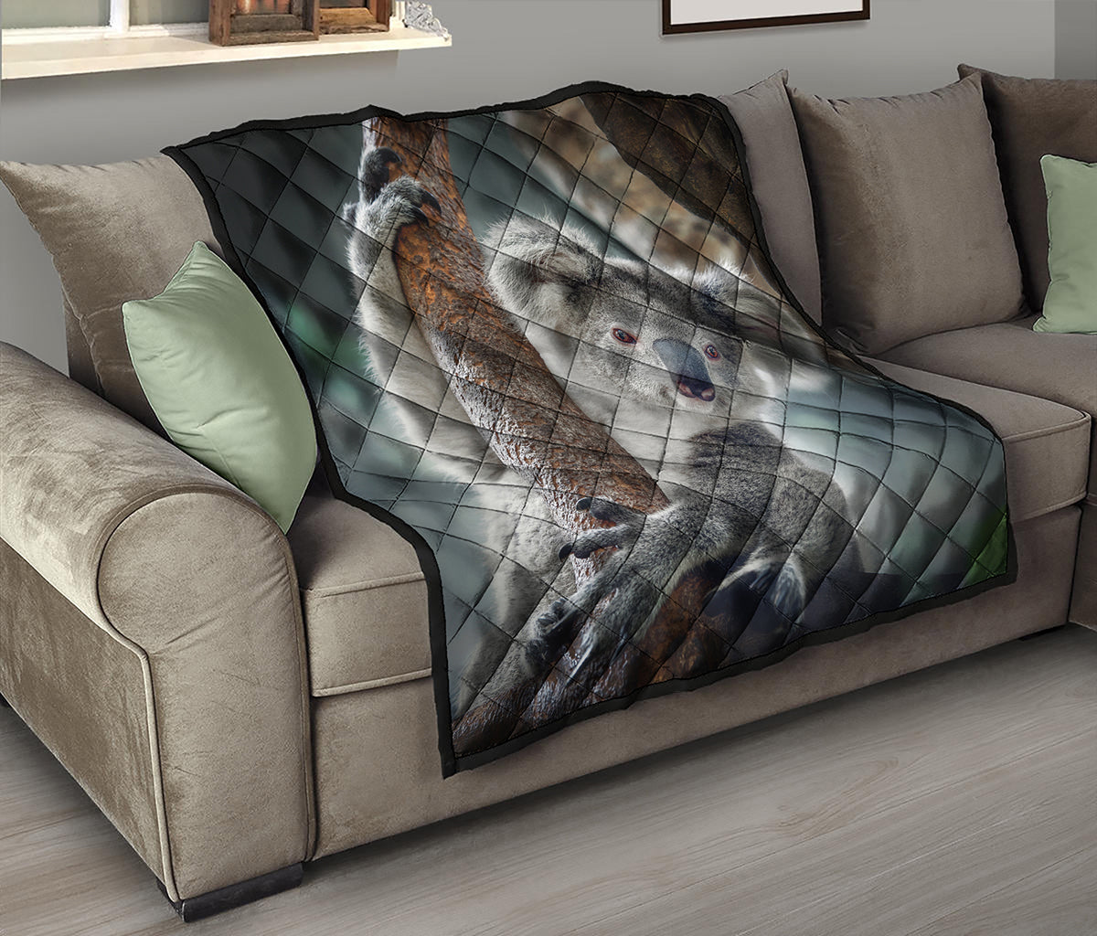 Cute Koala Print Quilt